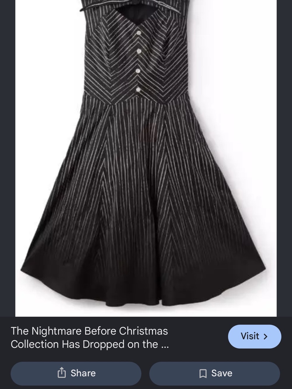 NWT!! Official  Disney Nightmare before Christmas Dress
